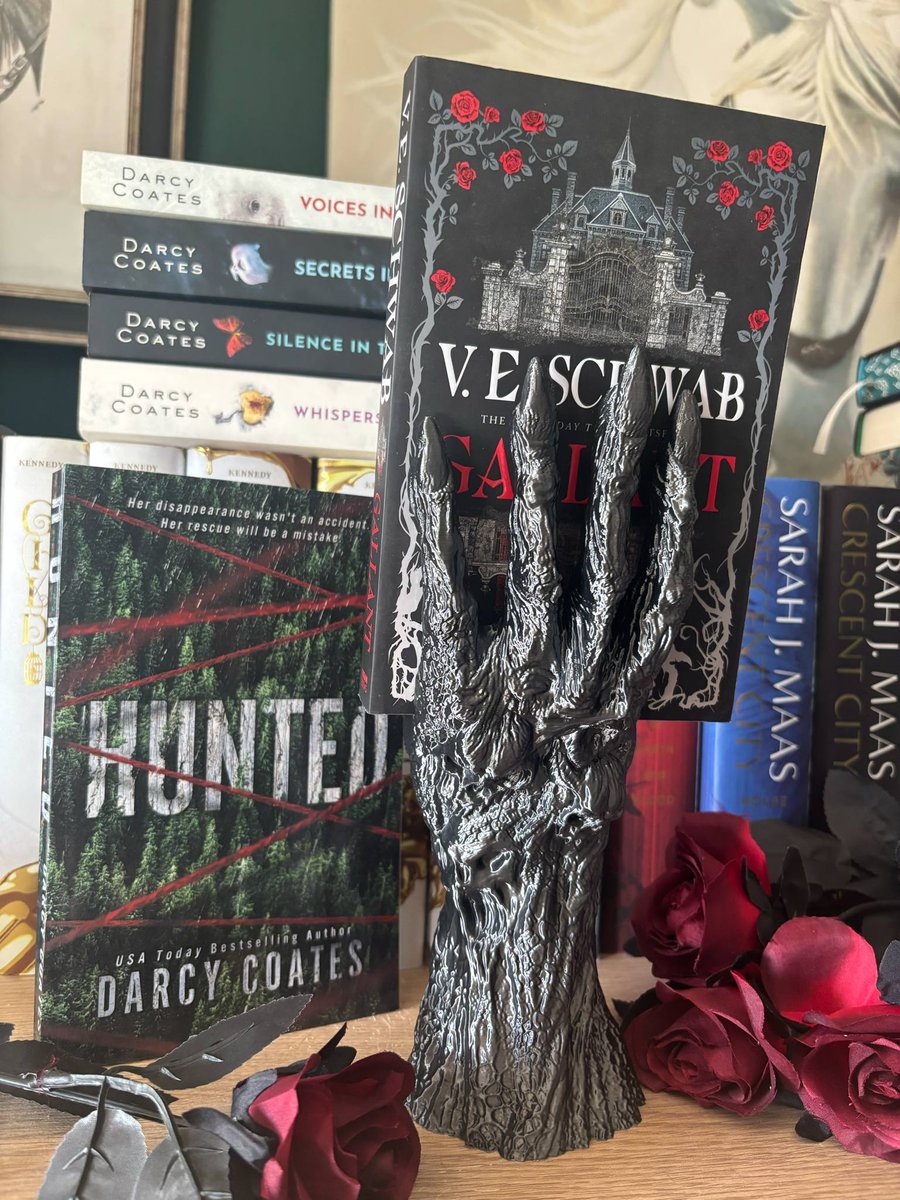 Image of Death's Grasp Book Display Haunted Book holder hand