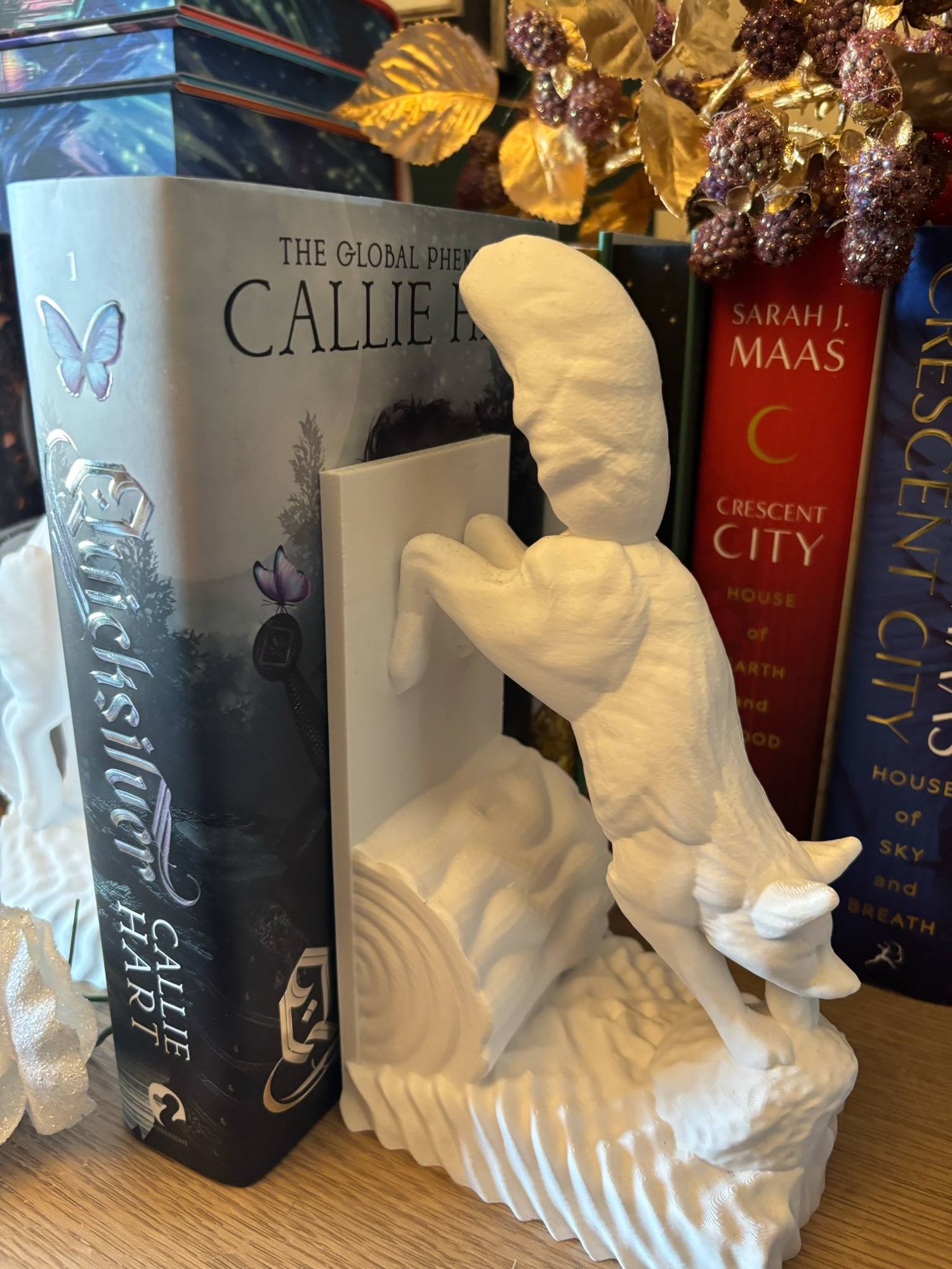 Image of Leaping fox bookends 