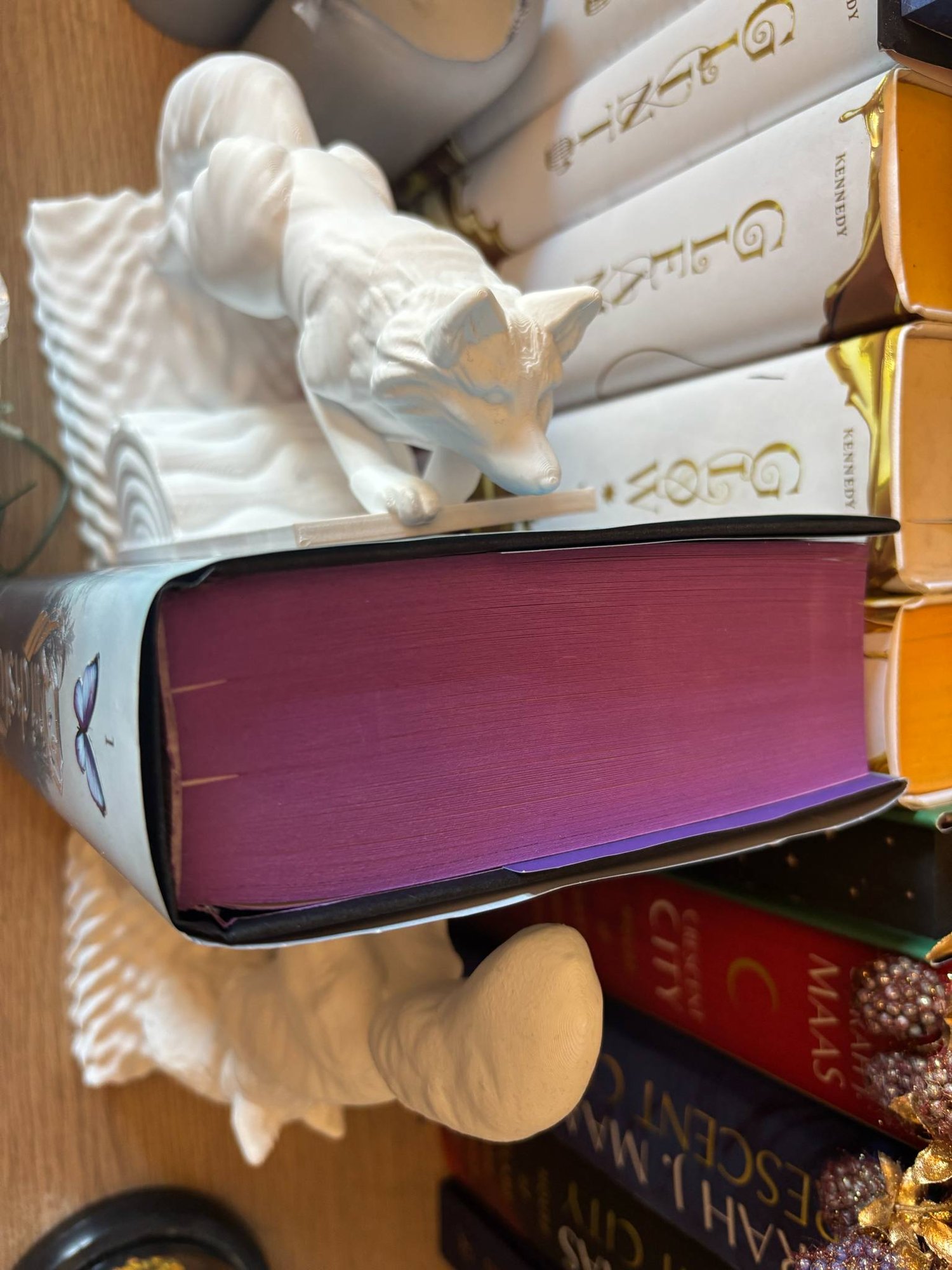 Image of Leaping fox bookends 