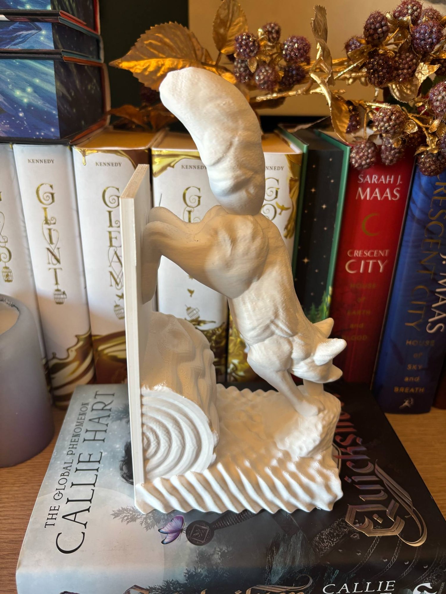 Image of Leaping fox bookends 