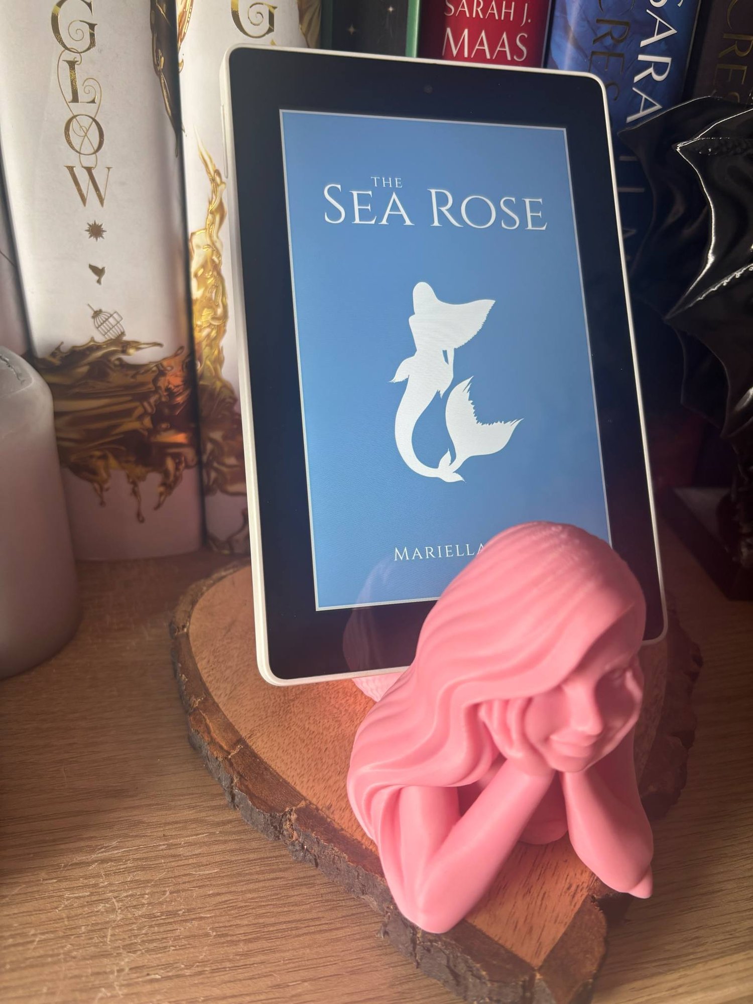 Image of Mermaid book display/holder 