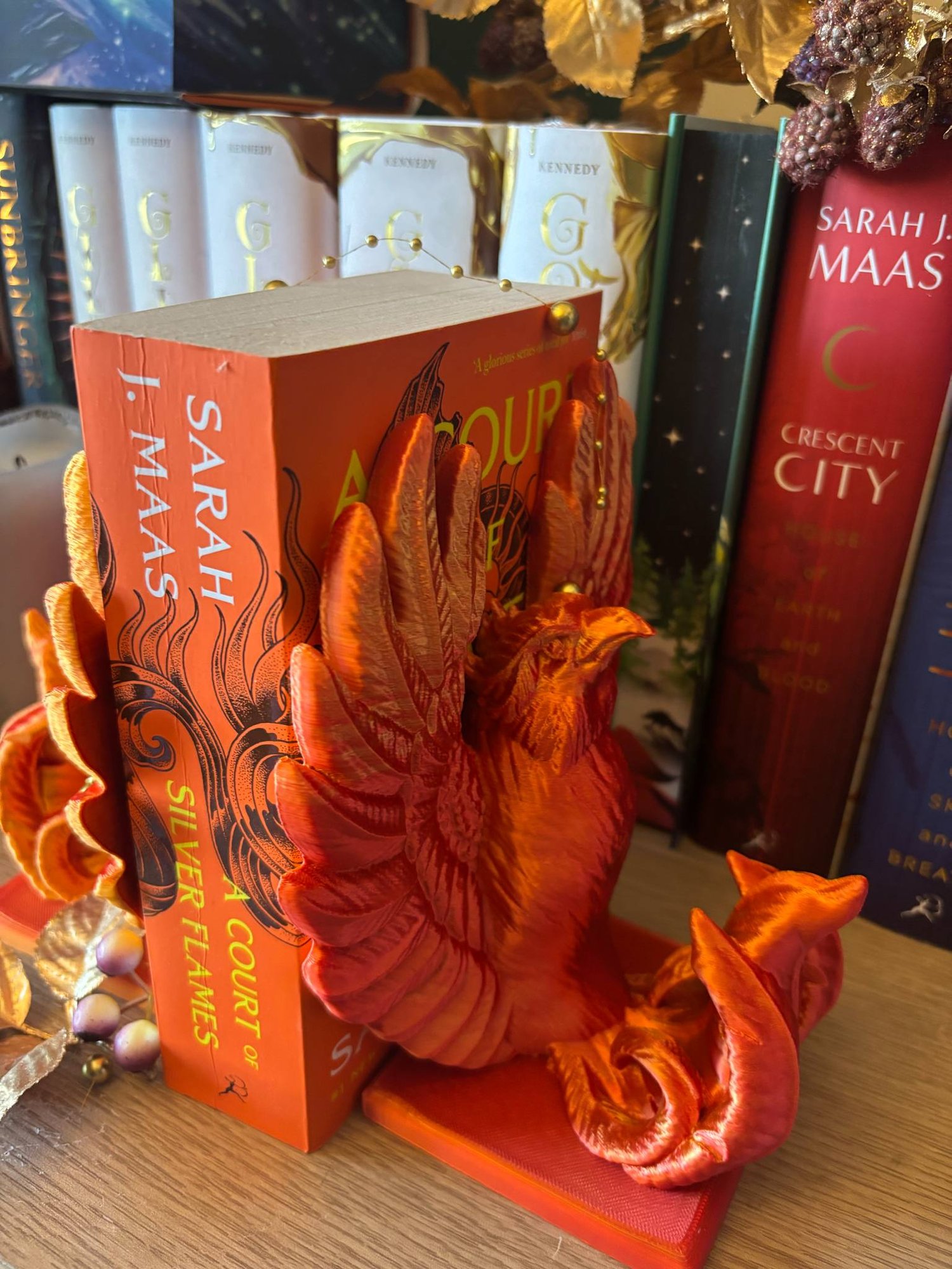 Image of Phoenix bookends 