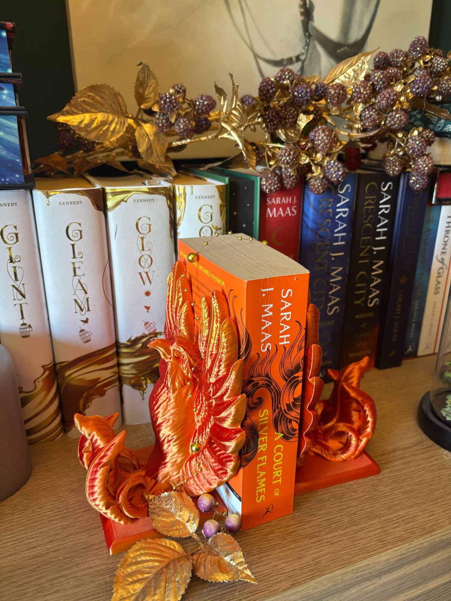 Image of Phoenix bookends 