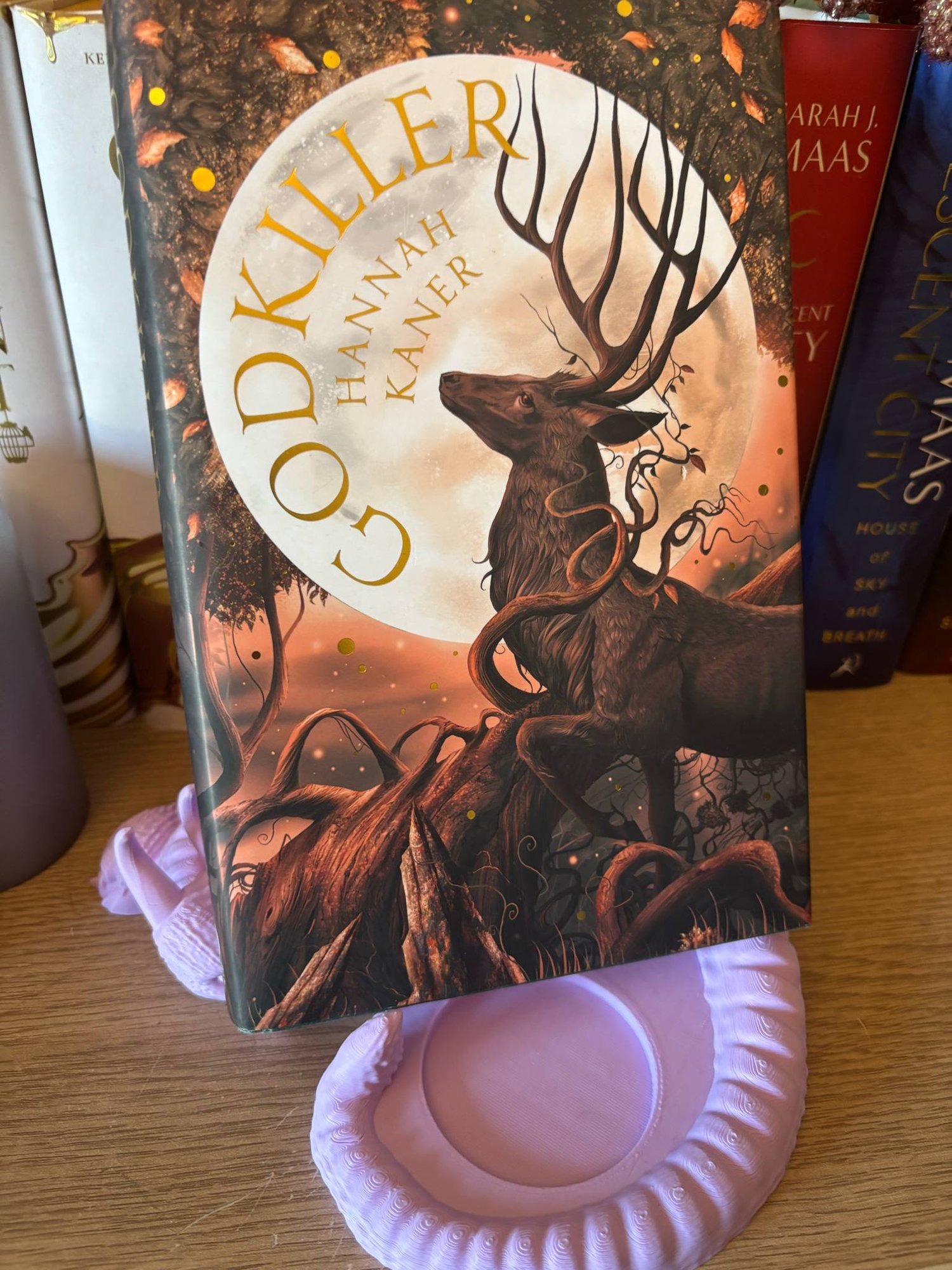 Image of Dragoon book and drink stand 