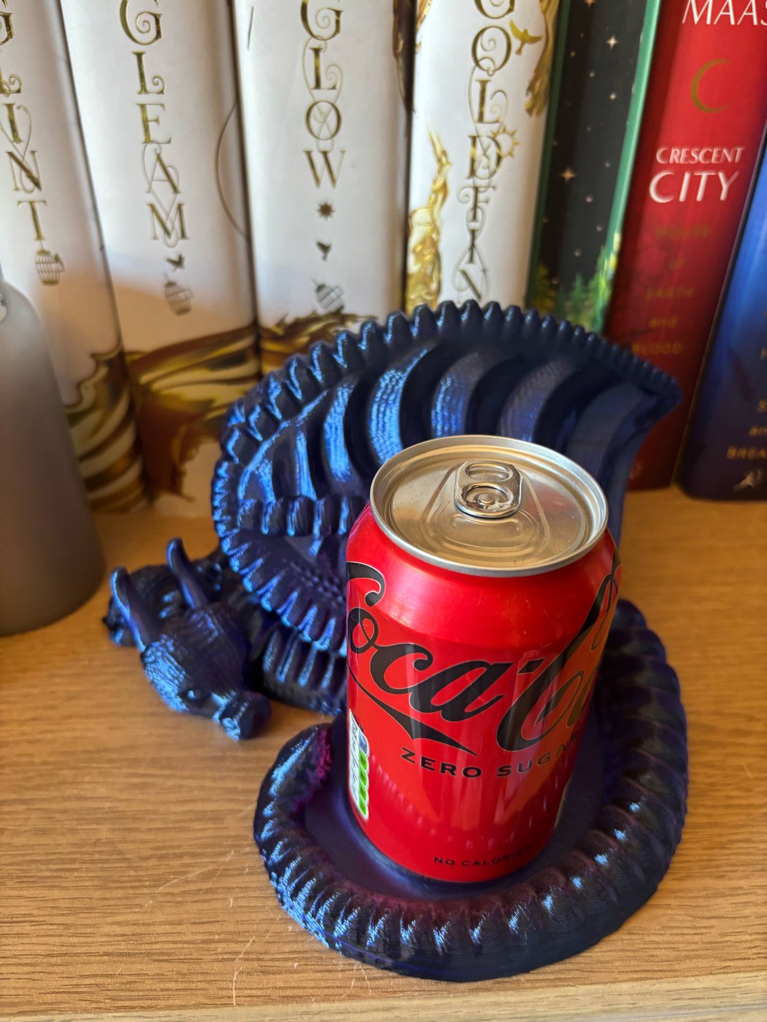 Image of Dragoon book and drink stand 