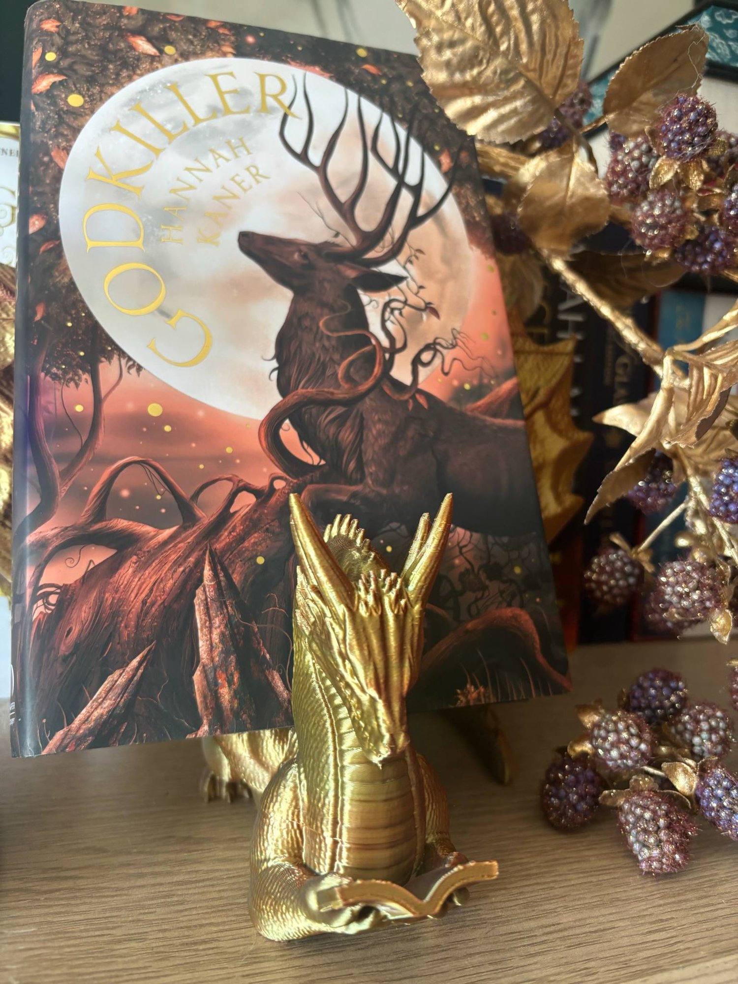 Image of Dragon with book holder 