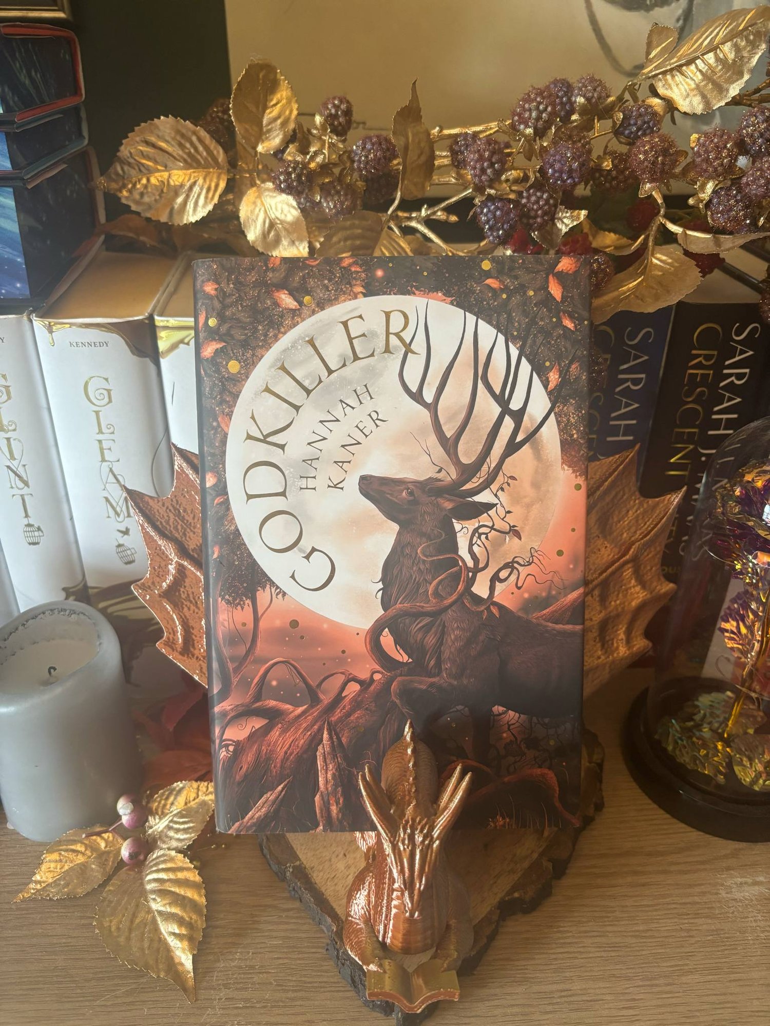 Image of Dragon with book holder 