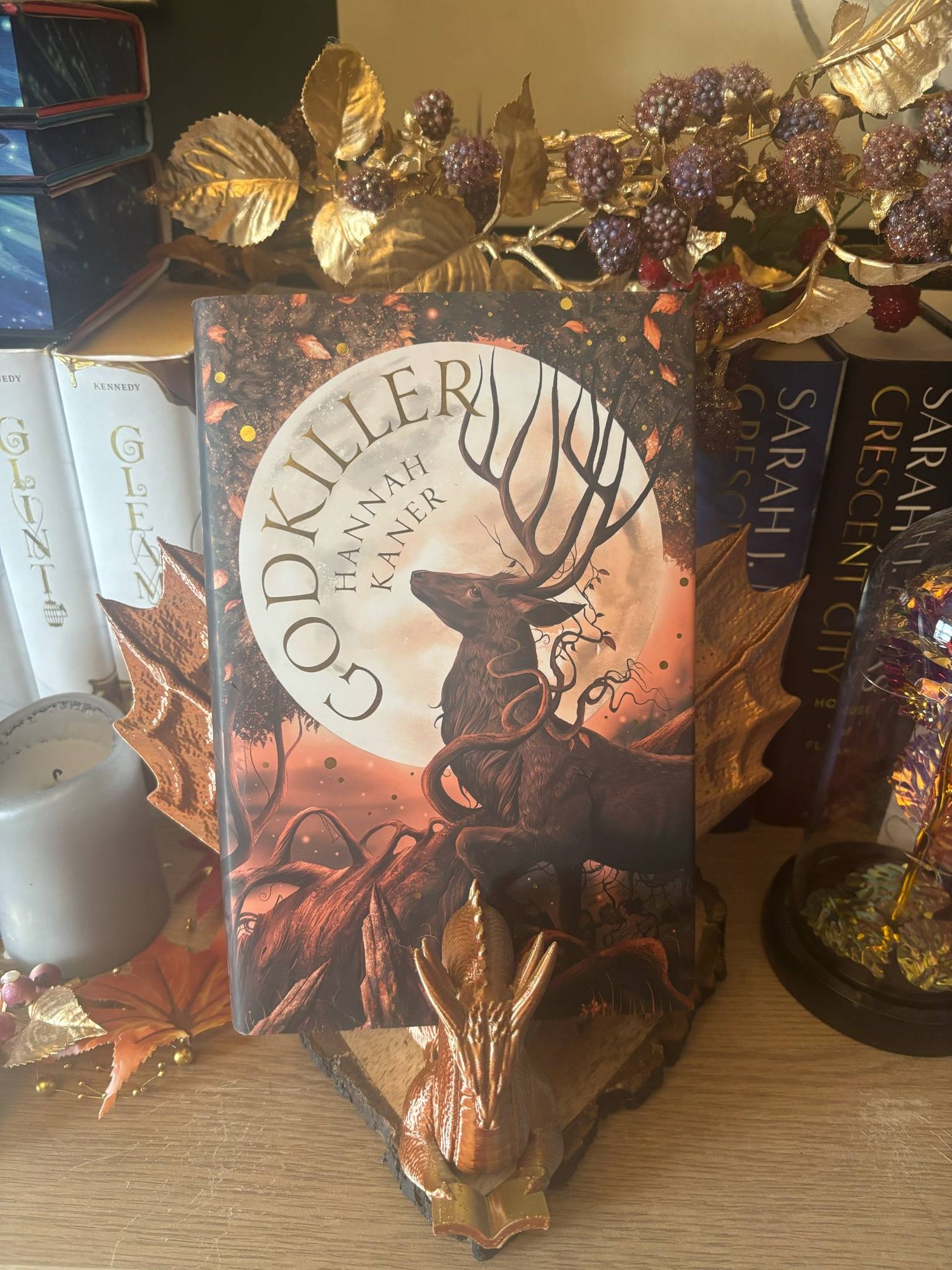 Image of Dragon with book holder 