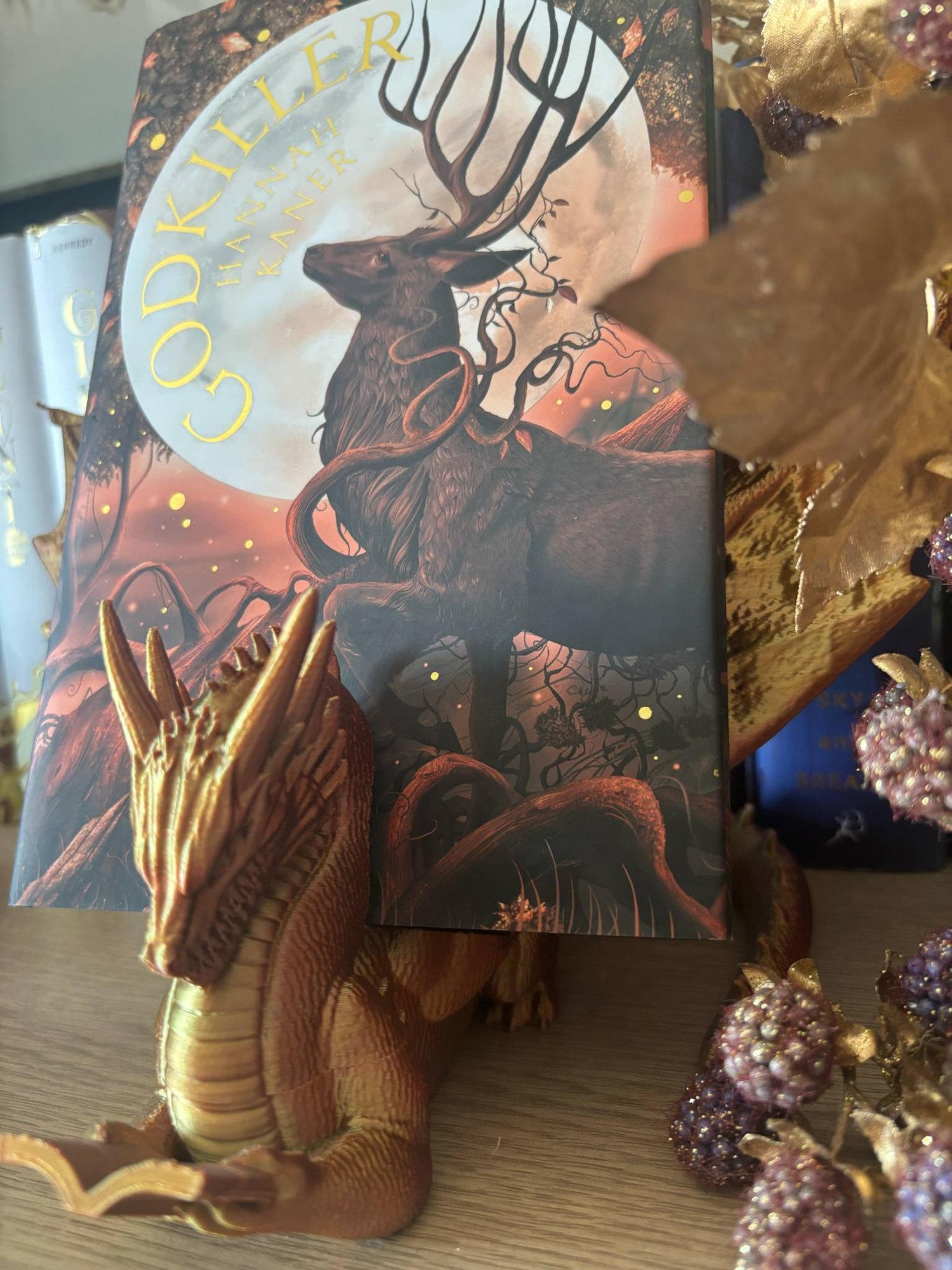 Image of Dragon with book holder 