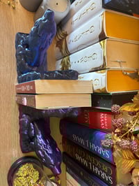 Image 3 of Howling wolf bookends 