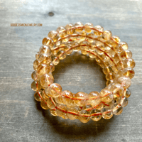 Image 2 of Citrine Bracelet, Gemstone Bracelet, Crystal Bracelet, For Abundance, Confidence & Prosperity 
