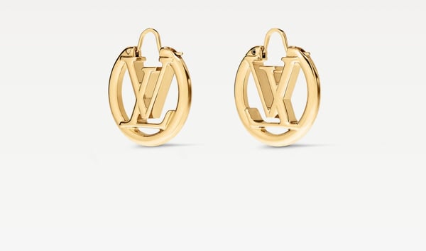 Image of MINI LV HOOP EARRINGS