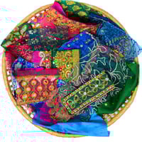 Image 3 of Sari Fabric Elements 'Edith' - Flower Show Collection