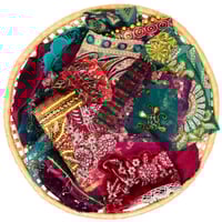 Image 3 of Sari Fabric Elements 'Norah' - Flower Show Collection
