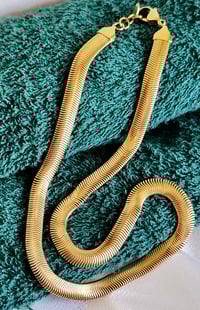 Image 2 of Herringbone Necklace | Thick