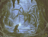 Sam vs Shelob print