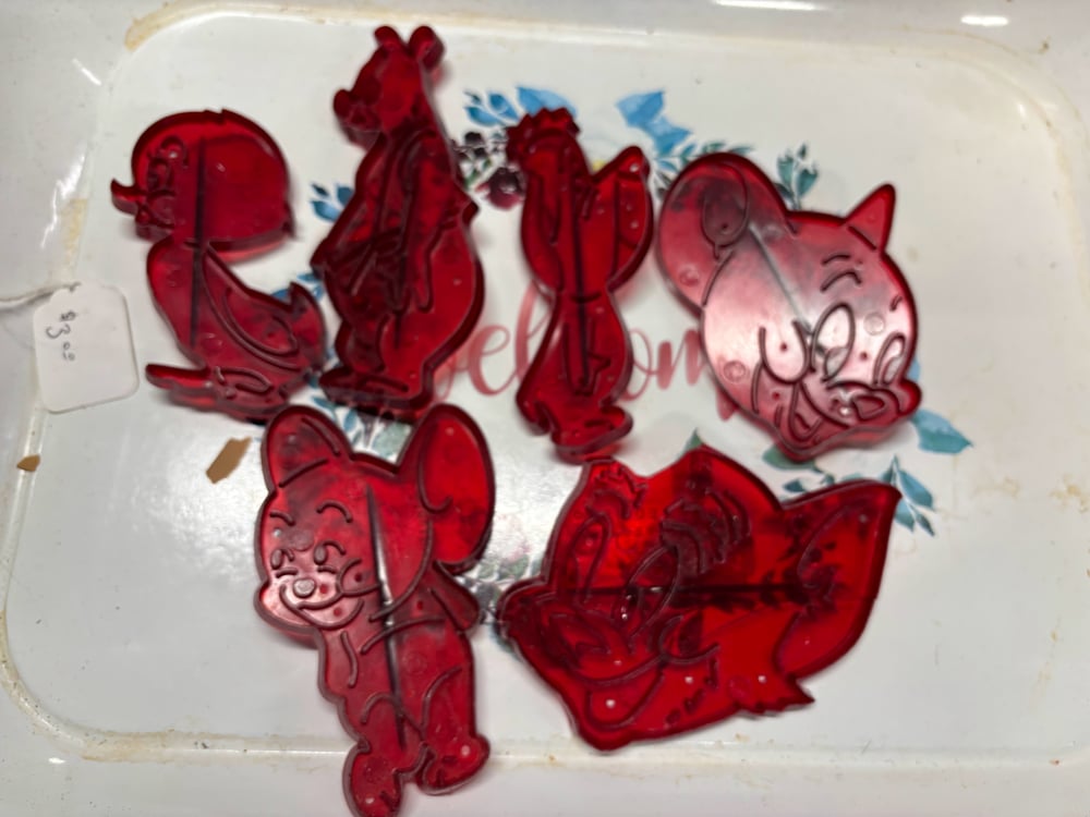Cartoon Character Cookie Cutters