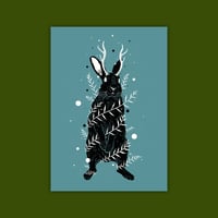 A6 Print/Postcard 'Jackalope'