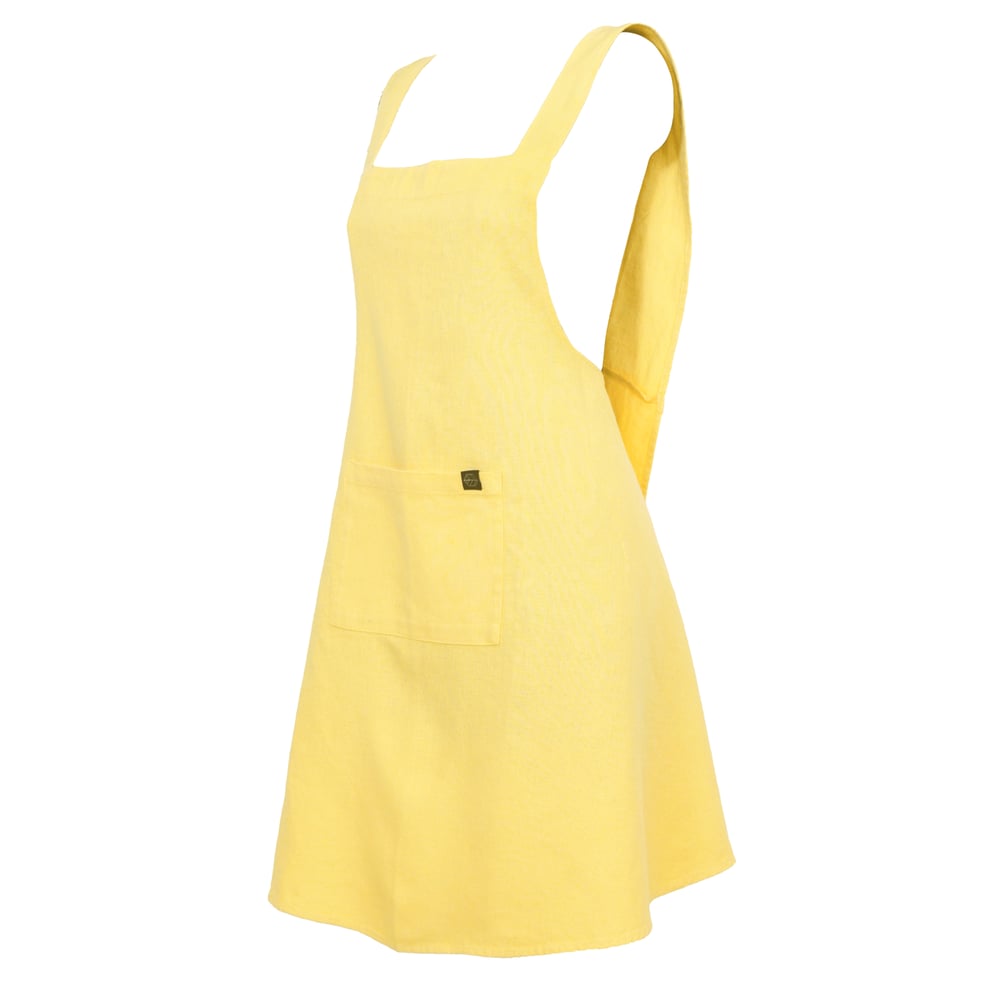 Image of Tablier Japonais en Lin & Coton 