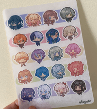 Image 2 of Project Sekai Gummy Sticker Sheet