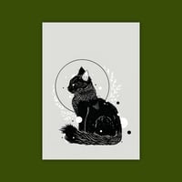 A6 Print/Postcard 'Botanical Cat II'