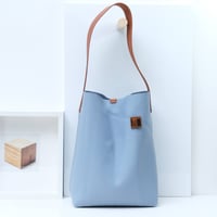Image 1 of Tube Tote in pebbled sky