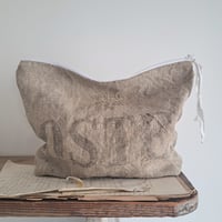 Image 2 of Handmade Bits & Bobs Faded French Postal Bag III