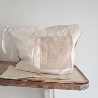 Image 4 of Handmade Bits & Bobs Faded French Postal Bag III