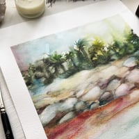 Image 3 of Sunny Days, Original Watercolor Painting