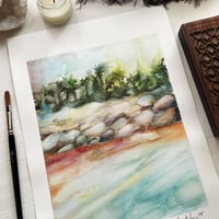 Image 2 of Sunny Days, Original Watercolor Painting
