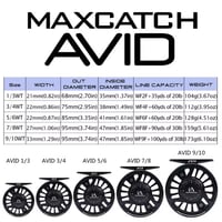 Image 2 of Maxcatch AVID Fly Reel Series 9000 series 9/10