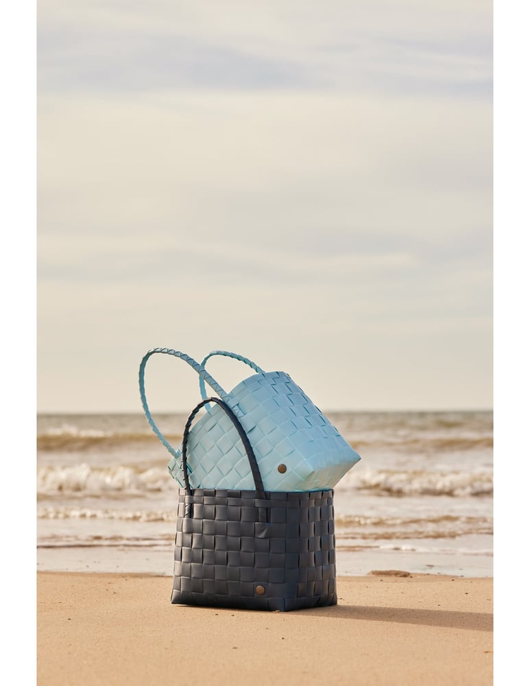 Image of Cabas Paris Bag Bleu Clair ou Bleu Nuit