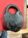 Old heavy duty, padlock