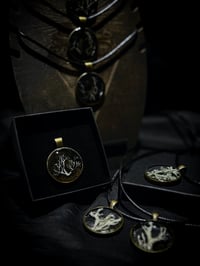 Image 3 of "Echoes of St. Ann" – Volcanic Lake Lichen Pendant