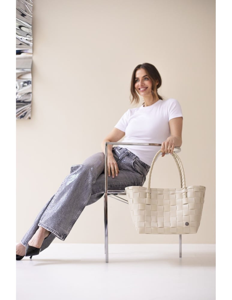 Image of Cabas Paris Bag Vieux Rose ou Rose Pâle ou  Pale Grey