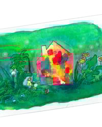 Image 1 of A6 - La maison des émotions - illustration originale