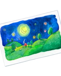 Image 2 of A6 - La petite maison rouge - illustration originale