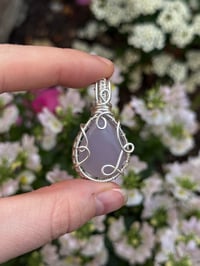 Lavender Fluorite in Sterling Silver