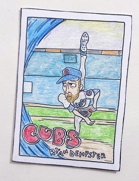Image of Original pencil artwork—Ryan Dempster