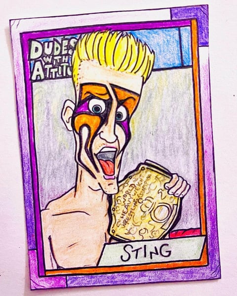 Image of Original pencil artwork—Sting