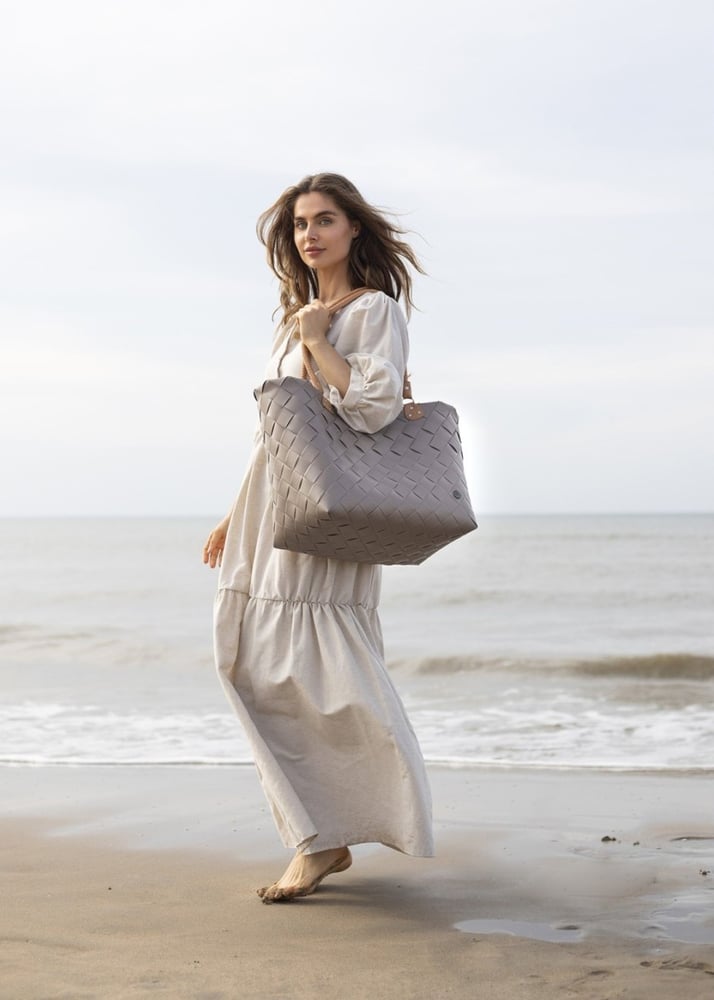Image of Cabas XL Sainte Maxime Taupe ou Rose pâle