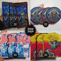 IRON MAIDEN - ETERNAL CHAMPION - DEATH WOVEN PATCHES 