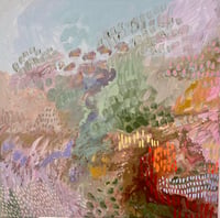 Image 2 of Threading Through Country - Original Painting (diptych)