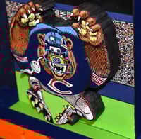 Image 5 of Chicago Bears Hand Crafted NFL 3D Wooden Diorama Cartooning Wall Décor