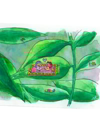 Image 1 of A6 - Le pique-nique - illustration originale