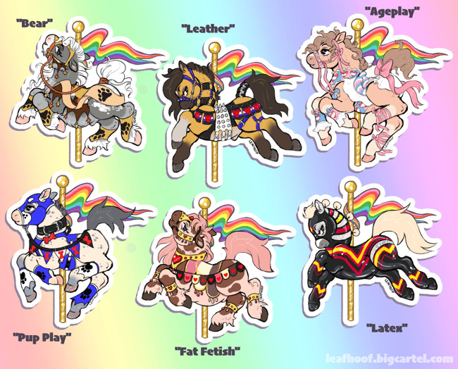 Kink Carousel Stickers
