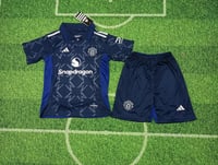 Image 1 of Kids Manchester United 24-25 Away Blue
