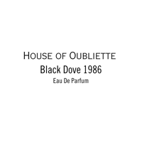 (Discontinued) Black Dove 1986