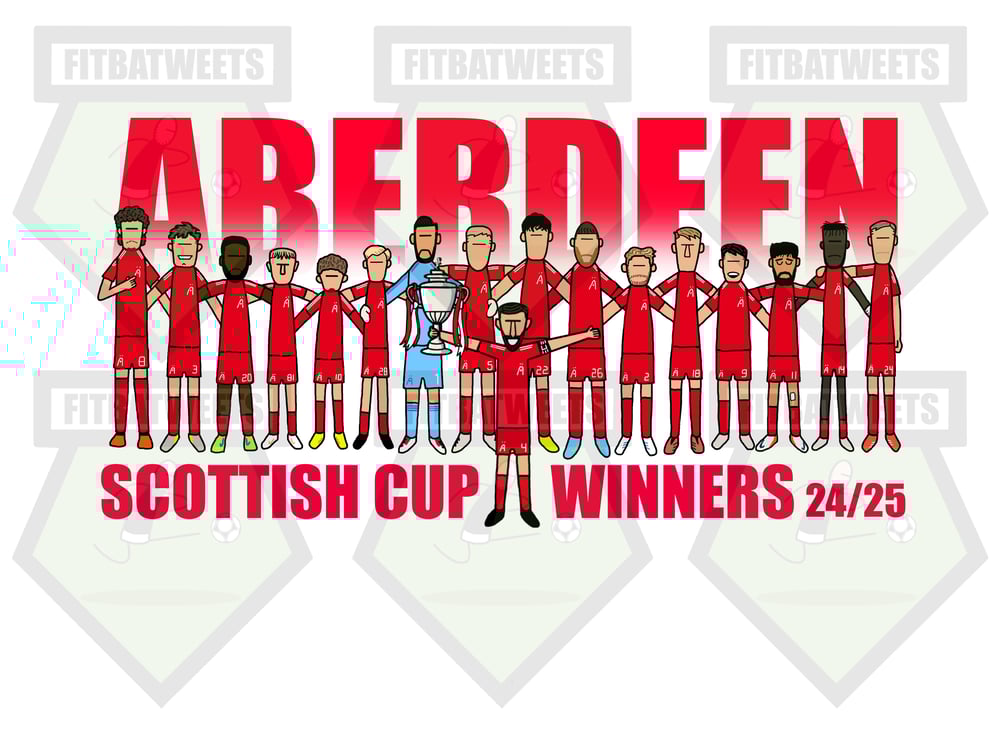 Aberdeen Scottish Cup Winners 24/25
