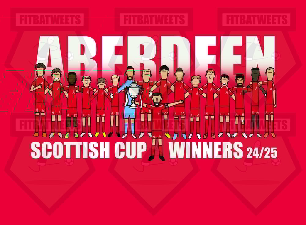 Aberdeen Scottish Cup Winners 24/25